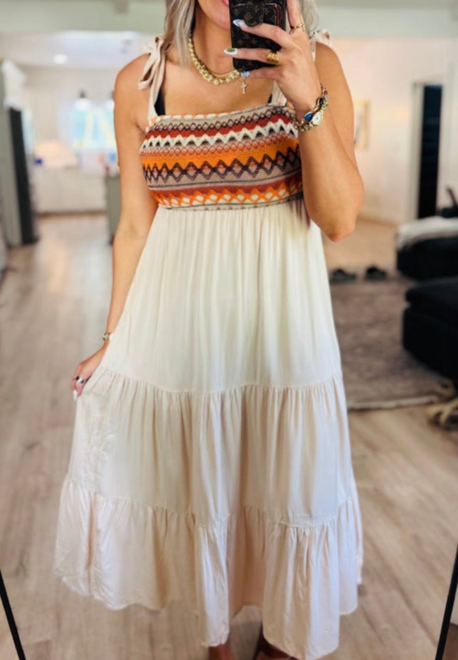 Bobo Dress- Apricot