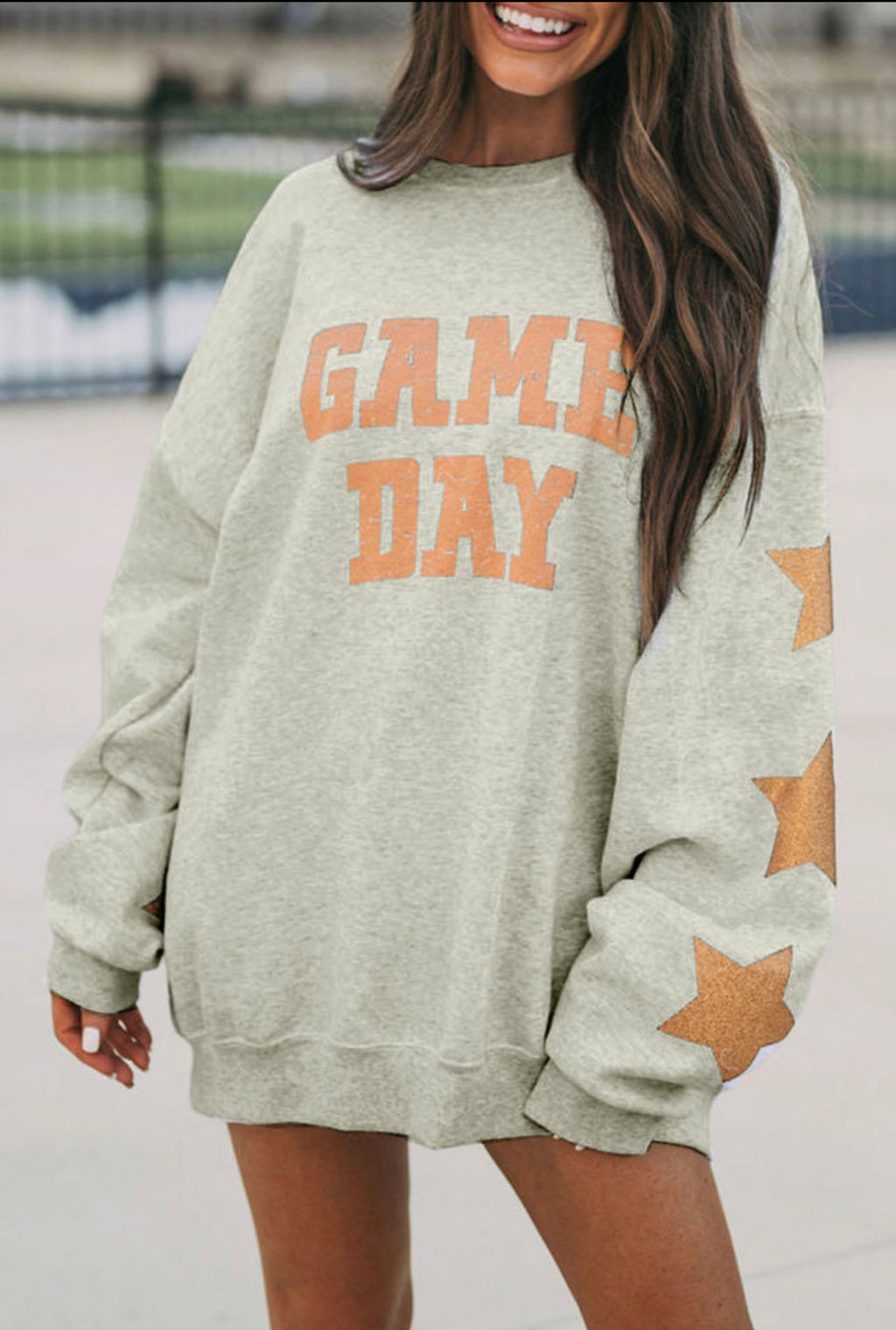 Grapefruit Orange Game Day Graphic Sweatshirt